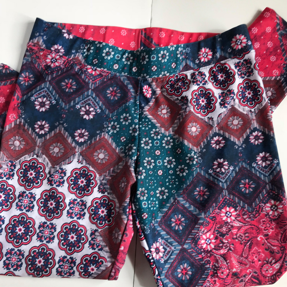AE High Rise Legging Patchwork Medium - Picture 3 of 5